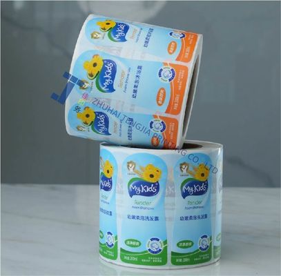 Etiquetas adesivas com creme de revestimento UV