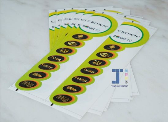 Adesivos de produtos eletrónicos para uso profissional para interiores e exteriores em BOPP PE