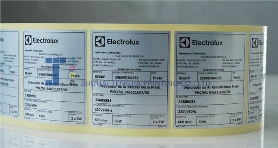 Dimensões personalizáveis Etiquetas elétricas de aviso para notificações de segurança