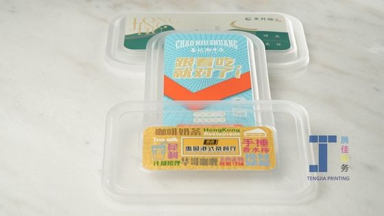 Etiquetas de etiquetas de recipientes de alimentos impermeáveis
