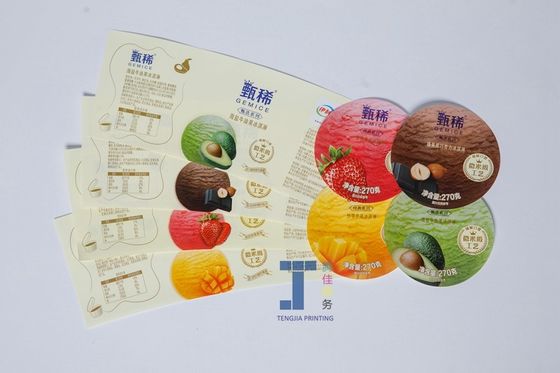 Etiquetas personalizáveis em molde Etiquetas digitais impressas Espessura de 0,02 mm a 0,25 mm