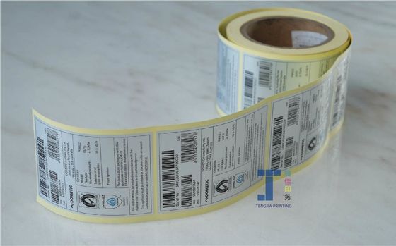 Resistência às intempéries Autocolantes eletrónicos de produtos Autocolantes de segurança elétricos Embalagens em rolos