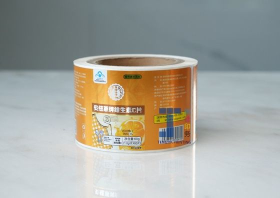 Etiquetas removíveis de frascos de armazenamento de alimentos em BOPP PE Etiquetas impermeáveis para recipientes de alimentos