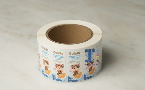 Superfície Brilhante Matte Etiquetas de Rollos Kraft acabadas Etiquetas de papel artesanal OEM