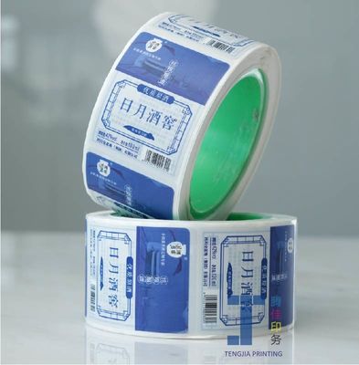 Exquisitos rótulos personalizados de garrafas de álcool