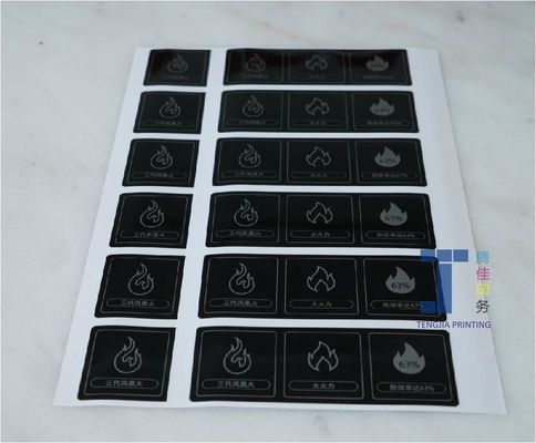Rótulos elétricos resistentes às intempéries Adesivos Soluções de identificação energética