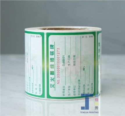 Etiquetas elétricas personalizadas digitais impressas OEM múltiplas aplicações