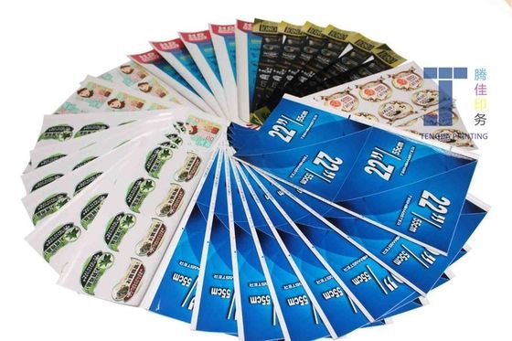 Etiquetas de produtos eletrônicos de cor personalizada PET sinalização elétrica