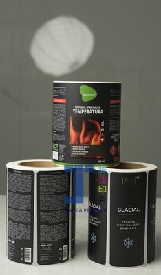 Rótulos personalizados de garrafas de shampoo impermeáveis Rótulos de gel de chuveiro