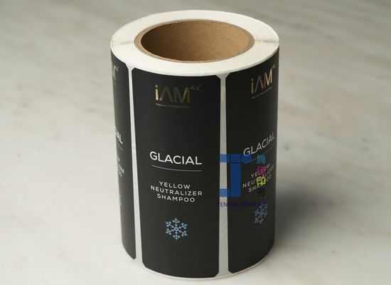 Rótulos personalizados de garrafas de shampoo impermeáveis Rótulos de gel de chuveiro
