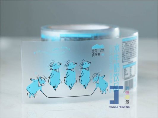 50micron-150micron Custom Transparente Etiqueta Rolo Transparente Embalagem Adesivos
