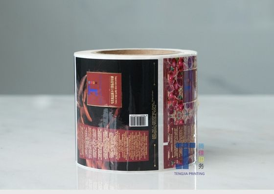 Etiqueta do produto da garrafa de plástico personalizável Etiqueta da garrafa de PET