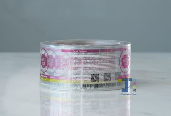 Autocolantes de plástico transparente e à prova d'água