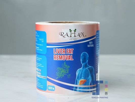 Etiqueta de estampação a quente PE para produtos químicos diários